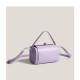 2025 Winter New Women's Bag - Acai Purple Boston Box Bag with Lock, Top-Handle & Crossbody