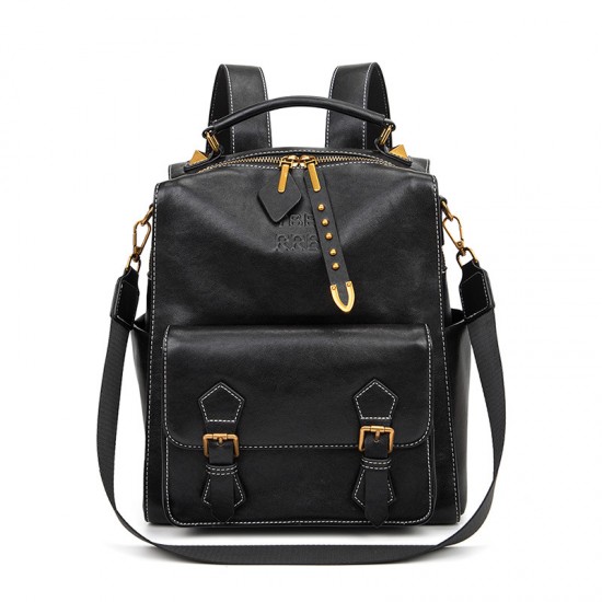 2025 New Vintage British Style Backpack for Women - Minimalist Fashion School Bag, Trendy Travel Bag for College Students